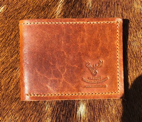 deerskin wallet|leather wallet with deer design.